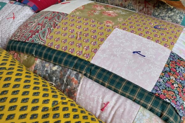 Quilts verpakt voor vervoer