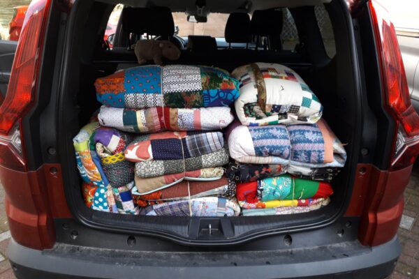 Weer comforters naar Oekraïne